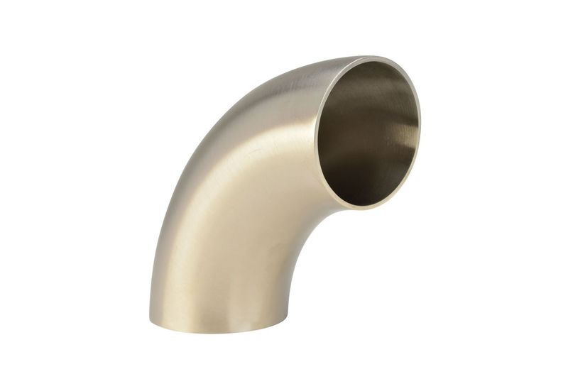 3/4" Butt-Weld Short 90 Elbow - Polished -316L 3-A Sanitary #W62WCL-.75-7