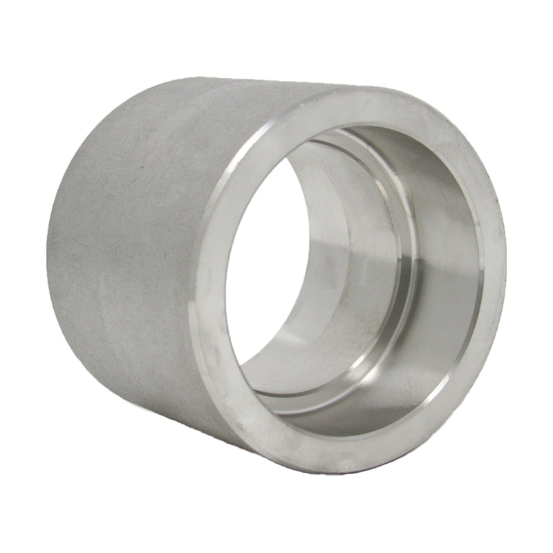 1-1/4" Full Coupling, Stainless Steel 3000# Socket Weld 304L A/SA182 Pipe Fitting