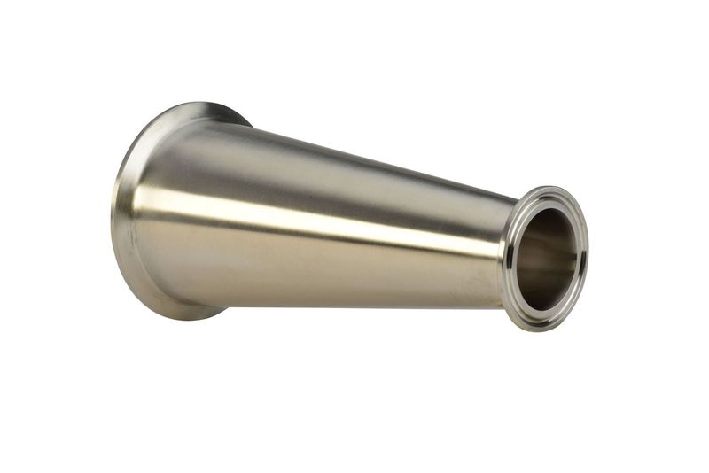 1.5"X1" Clamp Concentric Reducer -316L 3-A Sanitary #W631-14MP-15X1
