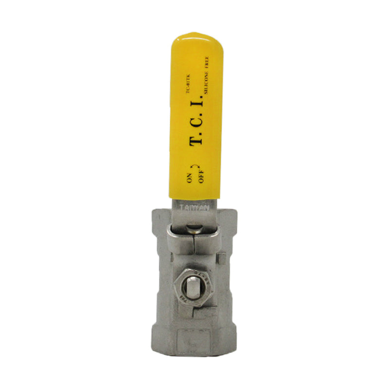 1-1/4" Ball Valve 1000# 316 1-Piece Reduced Port Threaded Ball Valve TCI  TC-01TK