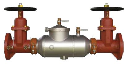 8" Backflow Preventer, Double Check, Lead-Free , Stainless Steel Body with Flanged NRS Gate Valves APOLLO 4ALF10E02
