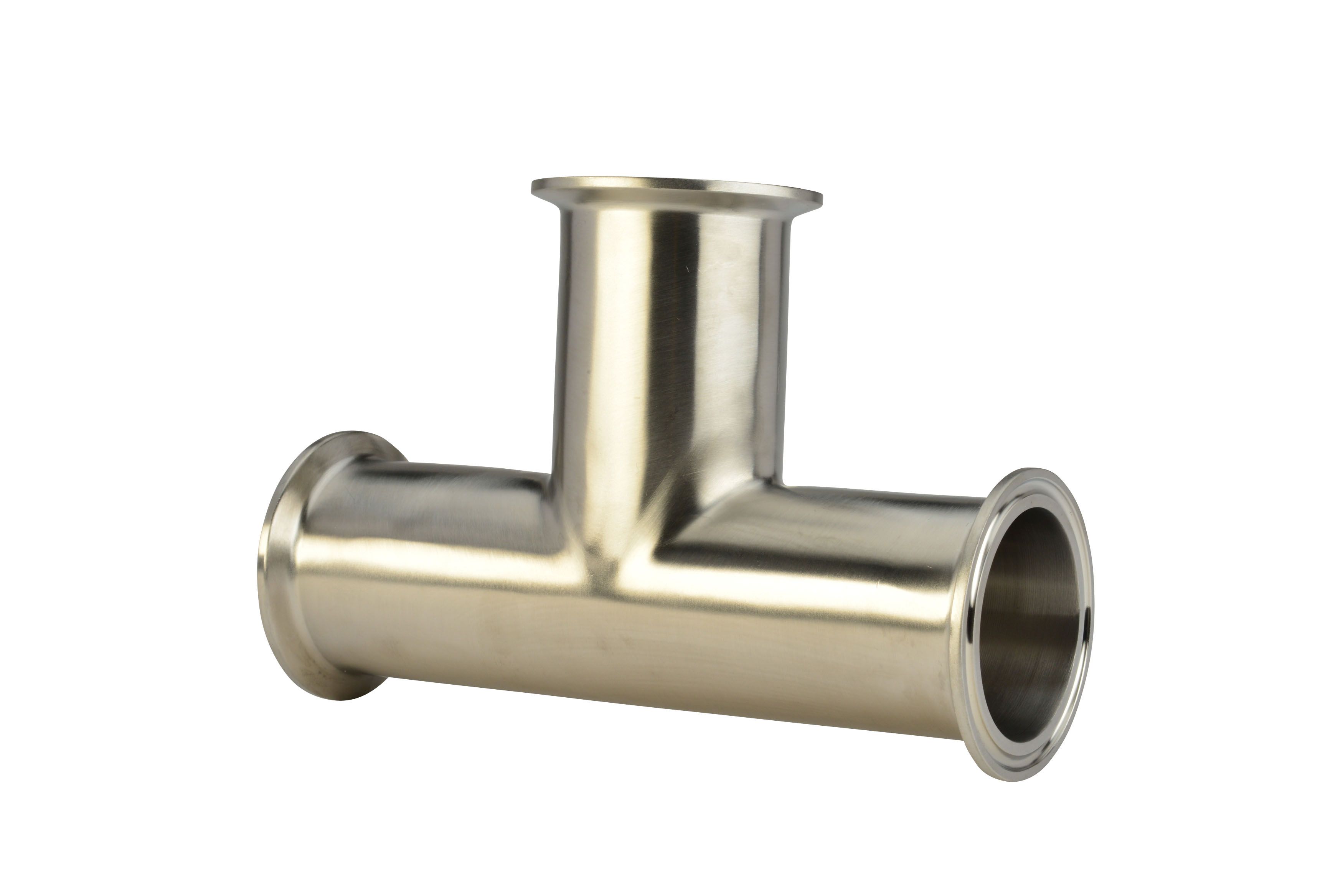 1/2" Sanitary Tee Clamp End 316 SS 7MP  3A