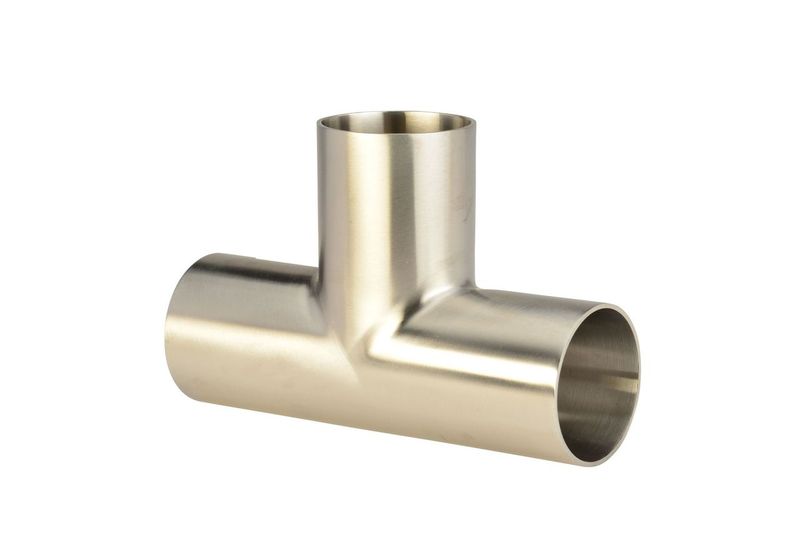 4" Sanitary Tee Weld End 304 SS L7W  3A
