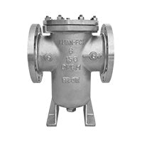 6 BS85-SS SS T316 150# FLG END BASKET STRAINER