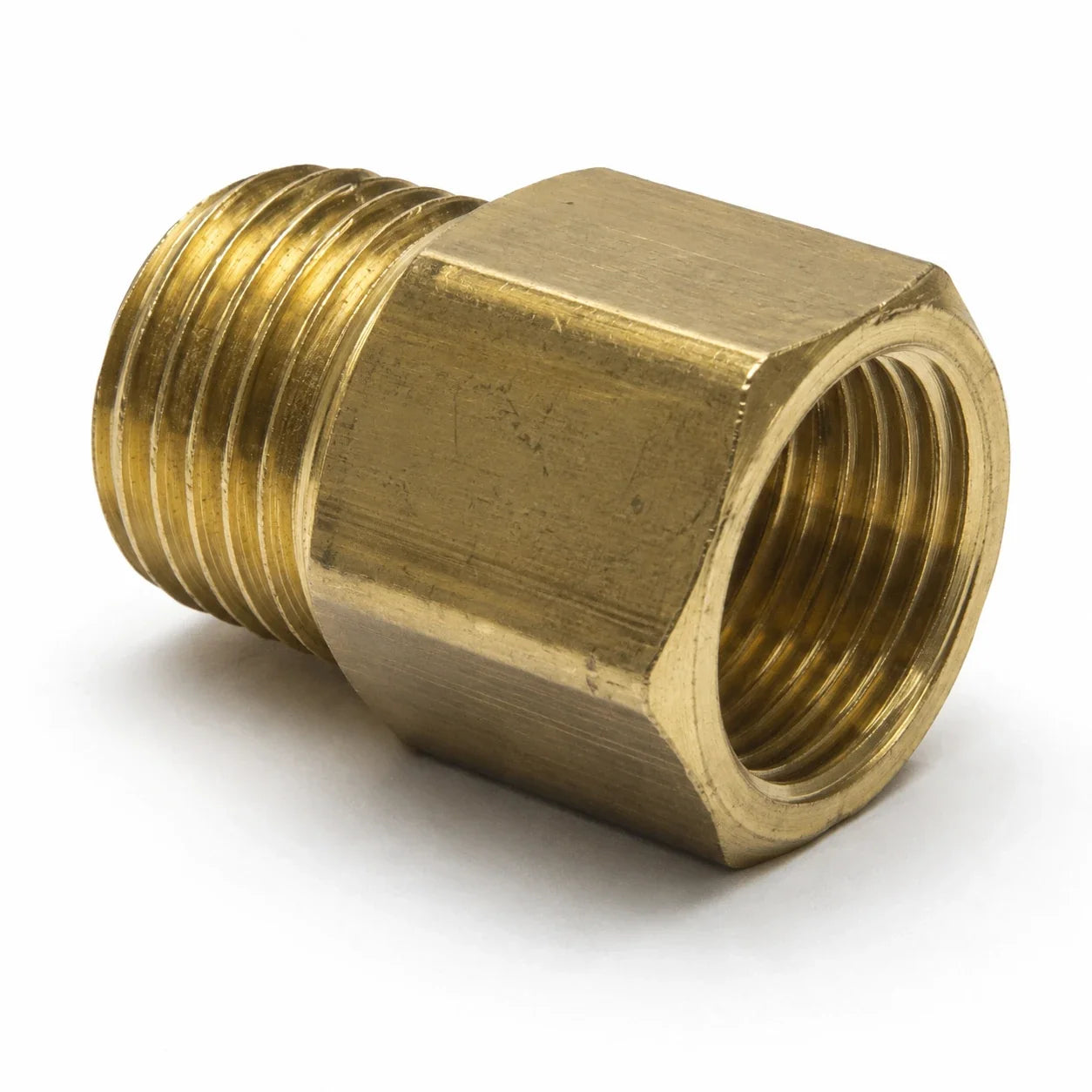 Brass Adapter, 3/8 in FNPT x 3/8 in MNPT