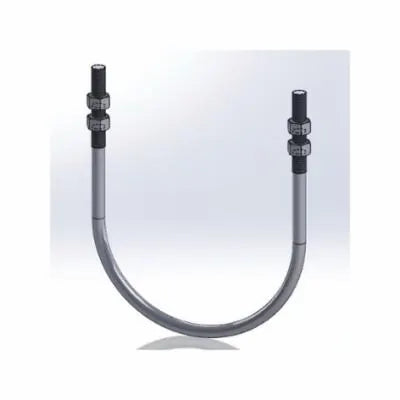 Standard U-Bolt, 20 in Pipe, 1-8 Dia - Thread, Electro Galvanized, Carbon Steel