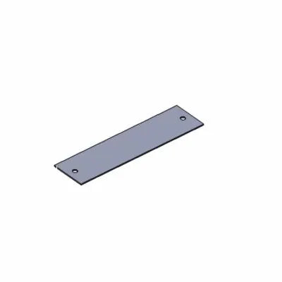 Non FHA Protective Nail Plate, 1-1/2 in W, Carbon Steel, Electro-Galvanized