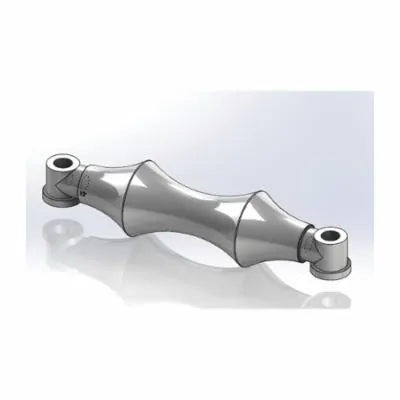 Adjustable Two Rod Roller Hanger, 8 in Pipe, 1350 lb, Carbon Steel, Galvanized