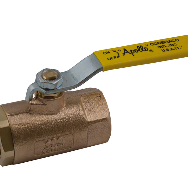 thumbnail image 2 of Apollo 70-104-01 3/4'' 600# Brass Threaded Ball Valves - Box Of 10 - Made In USA 2 of 5