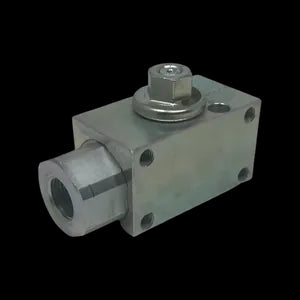3-Way Excavator Style Ball Valve, 5075psi rated, Stainless Steel, 1" NPT - AV3LN1-11DV-SS