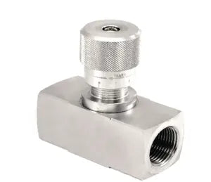 Needle Valve, 1" NPT, 5700psi and 40GPM Flow Rated, Stainless Steel - NN1-1-SS