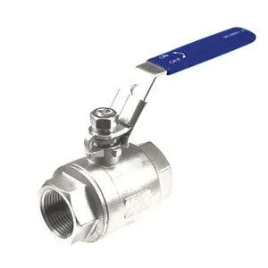 2-Way WOG Stainless Ball Valve, 2000psi rated, 316 Stainless, 2" NPT - MV2BN2-2T