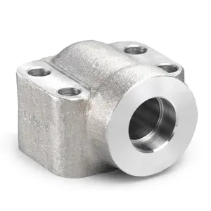 Socket Weld Tube Elbow, Carbon Steel, 90-Degree, 1-1/4" Tube x 1-1/4" Code 62 Socket Weld, includes Flange, Bolts, O-Rings - W182-20-20U