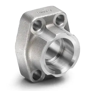 Deep Socket Weld Pipe Flange, Carbon Steel, Straight, 1/2" Pipe x 1/2" Code 61 Deep Socket Weld, includes Flange, Bolts, O-Rings - W31-8-8U