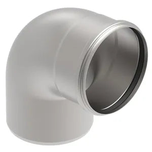 Blucher® 820.090.200 S 87-1/2 deg Pipe Elbow, 200 mm Nominal, Stainless Steel, Import