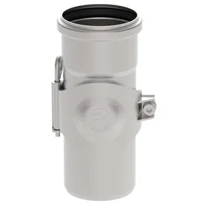 Blucher® 840.075.075 S AP-316, AP-3-316 Straight Pipe With EPDM Sealing Ring, Import, Pickling/Passivation, Push-Fit Socket End Style, 316/316L Stainless Steel