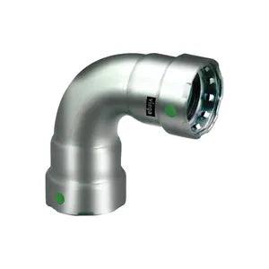 MegaPress® 90005 90 deg Elbow, 1/2 in, Press, 316 Stainless Steel, Import - (Only sold in box quantities of 10)