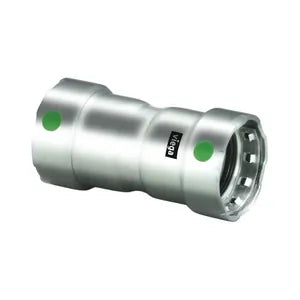 MegaPress® 90285 Coupling With Stop, 1/2 in Nominal, Press End Style, 316 Stainless Steel, Import - (Only sold in box quantities of 10)