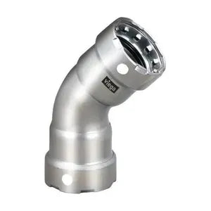 MegaPress® 91775 Model 6826 Elbow, 1-1/2 in Nominal, Press End Style, 316 Stainless Steel, Import