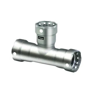 MegaPress® 95105 Tee, 1/2 in, Press, 304 Stainless Steel, Import - (Only sold in box quantities of 5)