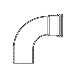MegaPress® 98400 Model 6816.1XL Street Elbow, 4 in Nominal, FTG x Press End Style, 316 Stainless Steel
