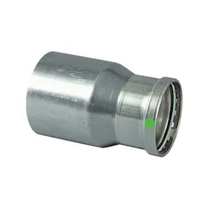 ProPress® 80260 Pipe Reducer, 4 x 3 in, Fitting x Press, 316 Stainless Steel, Import