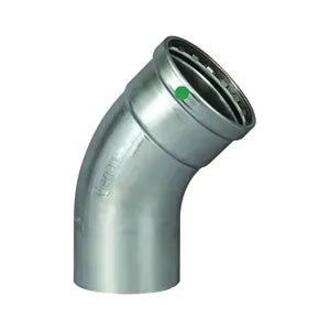 ProPress® 80575 45 deg Street Elbow, 4 in, Fitting x Press, 316 Stainless Steel, Import