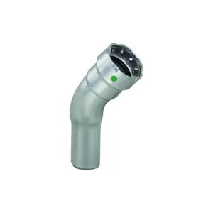MegaPress® 26105 45 deg Street Elbow, 3/4 in, Fitting x Press, Carbon Steel, Import - (Only sold in box quantities of 10)