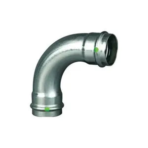 ProPress® 80410 90 deg Pipe Elbow, 1 in, Press, 316 Stainless Steel, Import - (Only sold in box quantities of 5)