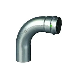 ProPress® 80490 90 deg Street Elbow, 1/2 in, Fitting x Press, 316 Stainless Steel, Import - (Only sold in box quantities of 10)