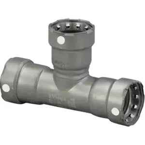 MegaPress® 84370 Model 5918 Tee, 3/4 in Nominal, Press End Style, Carbon Steel, Import - (Only sold in box quantities of 5)