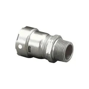 MegaPress® 91205 Model 6811 Adapter, 1/2 in Nominal, Press x MNPT End Style, 316 Stainless Steel, Import - (Only sold in box quantities of 10)