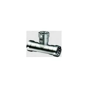 MegaPress® 91600 Model 6818 Tee, 1/2 in Nominal, Press End Style, 316 Stainless Steel, Import - (Only sold in box quantities of 5)