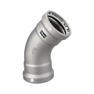 MegaPress® 26540 45 deg Elbow, 4 in, Press, Carbon Steel, Import