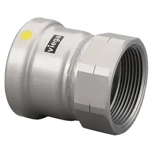 MegaPress® 28755 Model 6612XL Adapter, 2-1/2 in Nominal, Press x FNPT End Style, Carbon Steel, Import