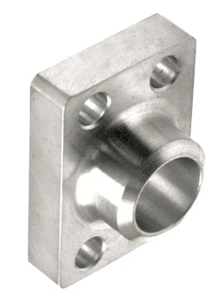 Butt Weld Stainless Steel Pipe Flange, Smooth Flat Face (no O-Ring Groove), 2-1/2" Pipe for Sch. XXS x 2-1/2" Code 62, no Bolts or O-Rings Included - W32-40-SS