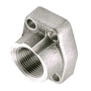 NPTF Threaded Flange with O-Ring Groove, Carbon Steel, 1-1/4" NPTF x 1-1/4" Code 62 - W44-20-20