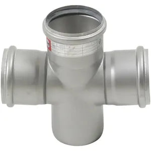 Stainless Steel Cross Double Tee