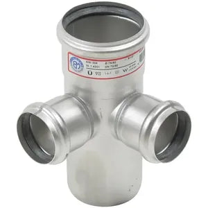 Stainless Steel Cross Double Tee