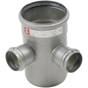 Stainless Steel Cross Double Tee