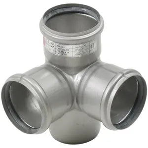 Stainless Steel Cross Double Tee