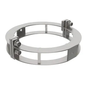 Blucher® 847.001.250 PC Series, PC-10 Peak Pressure Pipe Clamp, 10 in Pipe, 304 Stainless Steel, Pickling/Passivation
