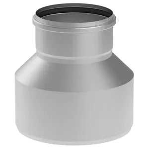 Blucher® 850.250.315 CS CI-316, CI-12x10-316 Concentric Increaser With EPDM Sealing Ring, 10 x 12 in Nominal, Push-Fit Socket End Style, 316 Stainless Steel, Import