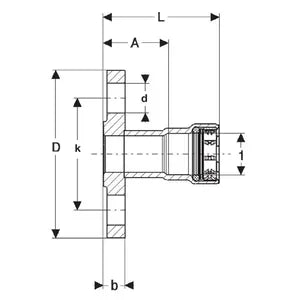 MegaPress® 90920 5159 Flange-1