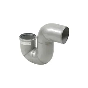Blucher® PT-4 P-Trap, 110 mm Outlet, Stainless Steel