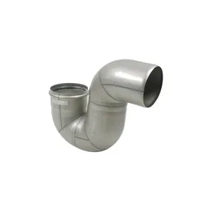 Blucher® PT-6 P-Trap, 160 mm Outlet, Stainless Steel
