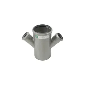 Stainless Steel Double Wye 45 Degree