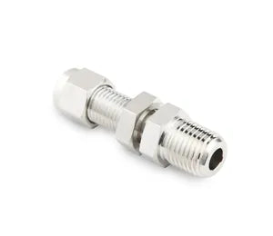 Bulkhead Male Connector Tube Fittings Stainless Steel Tube Fittings