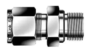 Male Connector Tube Fittings Stainless Steel Tube Fittings