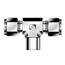Female Branch Tee Tube Fittings Stainless Steel Tube Fittings